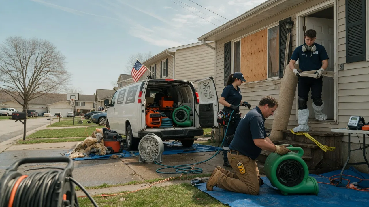 Water Damage Restoration in New Germany, MN near me